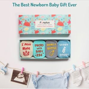 FunPlus Fun Infant Grip Bottom Socks